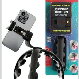 Tenikle Pro Flexible Tentacle Tripod For Phone and Samara Insta 360.